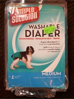 Doggy Washable Diaper Size M